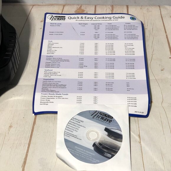 NuWave Oven Pro Plus, Amber Dome w/ Extender Ring, Model# 20602 - Picture 9 of 12